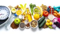 A selection of healthy fruits and vegetables.